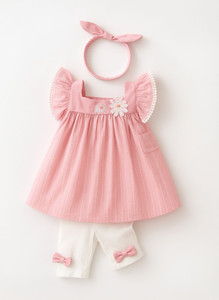KGN KIDSZONE Baby Girls Casual Top Pant