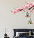 KgnDesigns 58 inch wallsticker TREE AND CAGE
