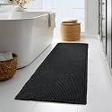 KGORGE Waffle Bathroom Rug Large Super Absorbent Non Slip Washable