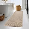 KGORGE Waffle Bathroom Rug Large Super Absorbent Non Slip Washable