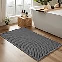 KGORGE Waffle Bathroom Rug Ultra Soft Super Absorbent for Shower