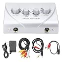 kh Karaoke Sound Mixer with Dual Mic Inputs & Cable | Echo Audio Mixer System for TV, PC, Smartphone & Amplifier | Portable Professional Karaoke Mixer for Home Singing & Parties