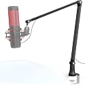kh Microphone Arm stand, 83cm long, Ratable 360°,Premium light weight & slick design height & position adjustable Suspension Boom Scissor stand for Live Streaming, Gaming, Podcasting
