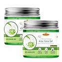 Khadi herbal 100% Pure & Natural Aloe Vera Skin & Hair Gel, 100% Herbal, 400g, with Vitamin E & Natural Emollients, Paraben Free 400gm With Vit B3, E And Pro-Vit B5