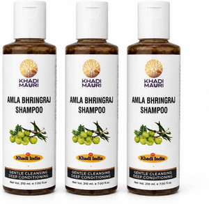Khadi Mauri Herbal Amla Bhringraj Shampoo