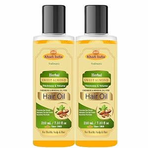 Khadi Natural Herbal Almond Massage Oil For