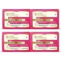 Khadi Organique Natural Herbal Rosewater Soap Pack of 4