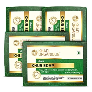 khadi organique natural herbal almond soap pack of 4