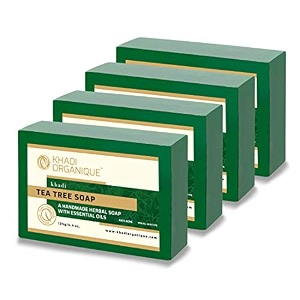 khadi organique natural herbal almond soap pack of 4