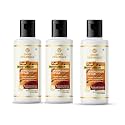 Khadi Organique Sandalwood Kesar Herbal Moisturizer Hydrating Gel for Bright, Glowing &amp; Clear Skin | Reduces Wrinkles, Fine Lines, Pigmentation &amp; Dark Spots | For All Skin Types | 210 ml (Pack of 3)