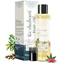 Khadi Pureus Herbals Keshabooti Castor Oil Cold Pressed (Arandi Oil) for Healthy Hair Growth, Moisturizing Dry Skin & Strong Nails | Natural Oil for Hair, Skin & Nails Care for Women & Men with Comb Applicator (11