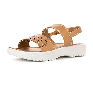 Khadims Adrianna Flat Platform Slingback Sandal for