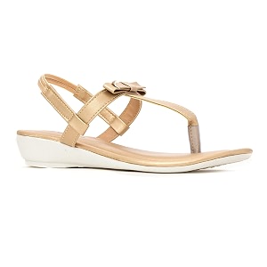 Khadims Adrianna Flat Platform Slingback Sandal for