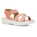 Khadim39s Adrianna Flat Platform Slingback Sandal for