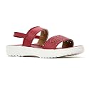Khadim39s Adrianna Flat Platform Slingback Sandal for