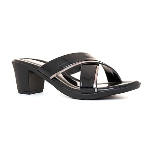 khadim39s cleo block heel mule slip on sandal for women