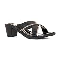 Khadim's Cleo Block Heel Mule Slip On Sandal for Women