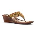 Khadim39s Wedge Heel Slip-On Sandal for Women