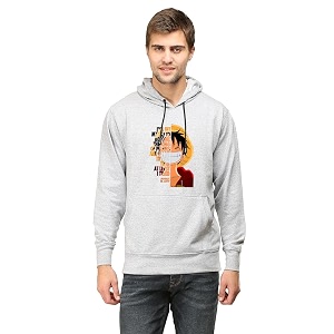 Khakey Black Colour Mens Hoodie Cotton