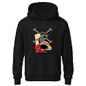 Khakey Black Colour Mens Hoodie Cotton