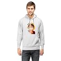 Khakey Black Colour Mens Hoodie Cotton