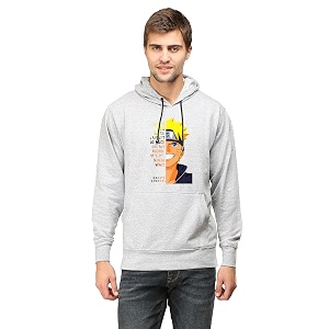 Khakey Mens Cotton Hoodies Naruto Hoodies