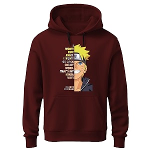 Khakey Naruto Hoodie for Boys Anime