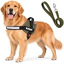 Khaki Dog Vest Harness with Leash -