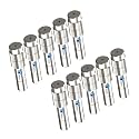 Khanjan Brass High/Low-Pressure Misting Nozzle – 1mm Adjustable Water Sprayer with Anti-Drip Design for Greenhouses, Lawns, Gardens, Air Cooling, and Sanitization Systems (Pack of 10)