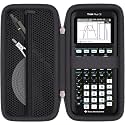 Khanka Stroage Case for Texas Instruments TI-84 Evo/TI - 84 Python/TI-83 Plus/TI-84 Plus/TI-84 Plus CE Color Graphing Calculator, Case Only (Black)