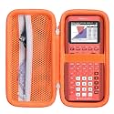 Khanka Stroage Case for Texas Instruments TI-84 Evo/TI - 84 Python/TI-83 Plus/TI-84 Plus/TI-84 Plus CE Color Graphing Calculator, Case Only (Coral)
