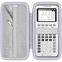 Khanka Stroage Case for Texas Instruments TI-84 Evo/TI - 84 Python/TI-83 Plus/TI-84 Plus/TI-84 Plus CE Color Graphing Calculator, Case Only (Bright White)