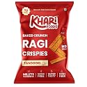 Khari Foods Ragi Crispies 50g, Tandoori Flavoured Chips, No Palm Oil, No Maida, Millet Goodness, Fibre Rich, Zero Cholestrol, Gluten Free Vegan Snacks