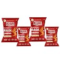 Khari Foods – Ragi Chips – 50g x 4 Healthy Snacks Combo – Gluten Free, Vegan, High Fibre, No Palm Oil – Millet Chips Made with Ragi for Nutritious, Crunchy, Zero Cholesterol Snacking