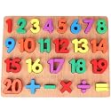Khasala Brothers Wooden ABCD Alphabet Number Shape