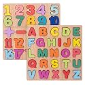 Khasala Brothers Wooden ABCD Alphabet Number Shape