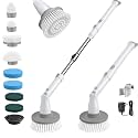 kHelfer Electric Spin Scrubber, Cordless Shower Scrubber with Long Handle