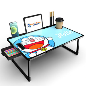 khodal arth us biding doraemon coated laptop study table engineered wood study table