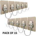KHODALEWAY Large Adhesive Wall Hooks Heavy Duty