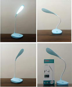 khodalraj enterprises led table lamp for studyofficeroom suitable for children with eye protection study lamp 32 cm white