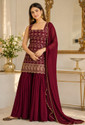 Khodiyar Elegant Heavy Sequence Embroidered Sharara Set