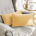 Khooti Rectangular Velvet Cushion Cover 12x18 