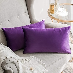 Khooti Rectangular Velvet Cushion Cover 12x24