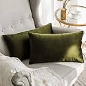 Khooti Rectangular Velvet Cushion Cover 12x24 