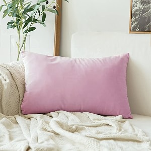 Khooti Rectangular Velvet Cushion Cover 17X27 Inches