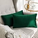 Khooti Rectangular Velvet Cushion Cover 17x27 