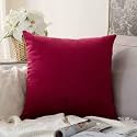 Khooti Velvet Cushion Cover 14x14 Red
