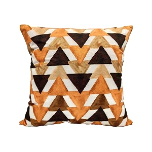 Khooti Velvet Cushion Cover 20x20 Inch Triangular
