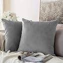 Khooti Velvet Cushion Cover 18x18 Light