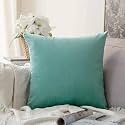 Khooti Velvet Cushion Cover 28x28 Teal